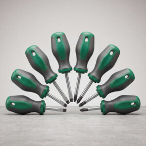 Stubby Screwdriver Set, 8 Piece